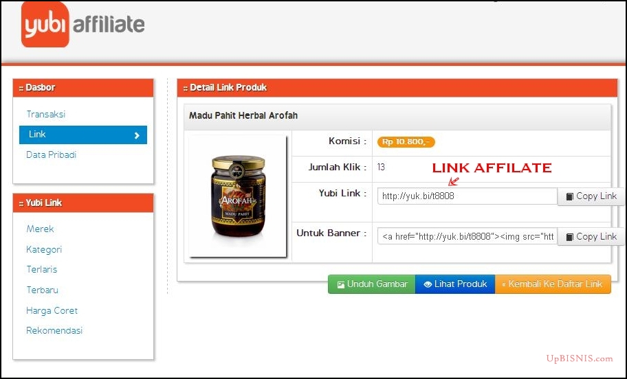 Yubi Affiliate
